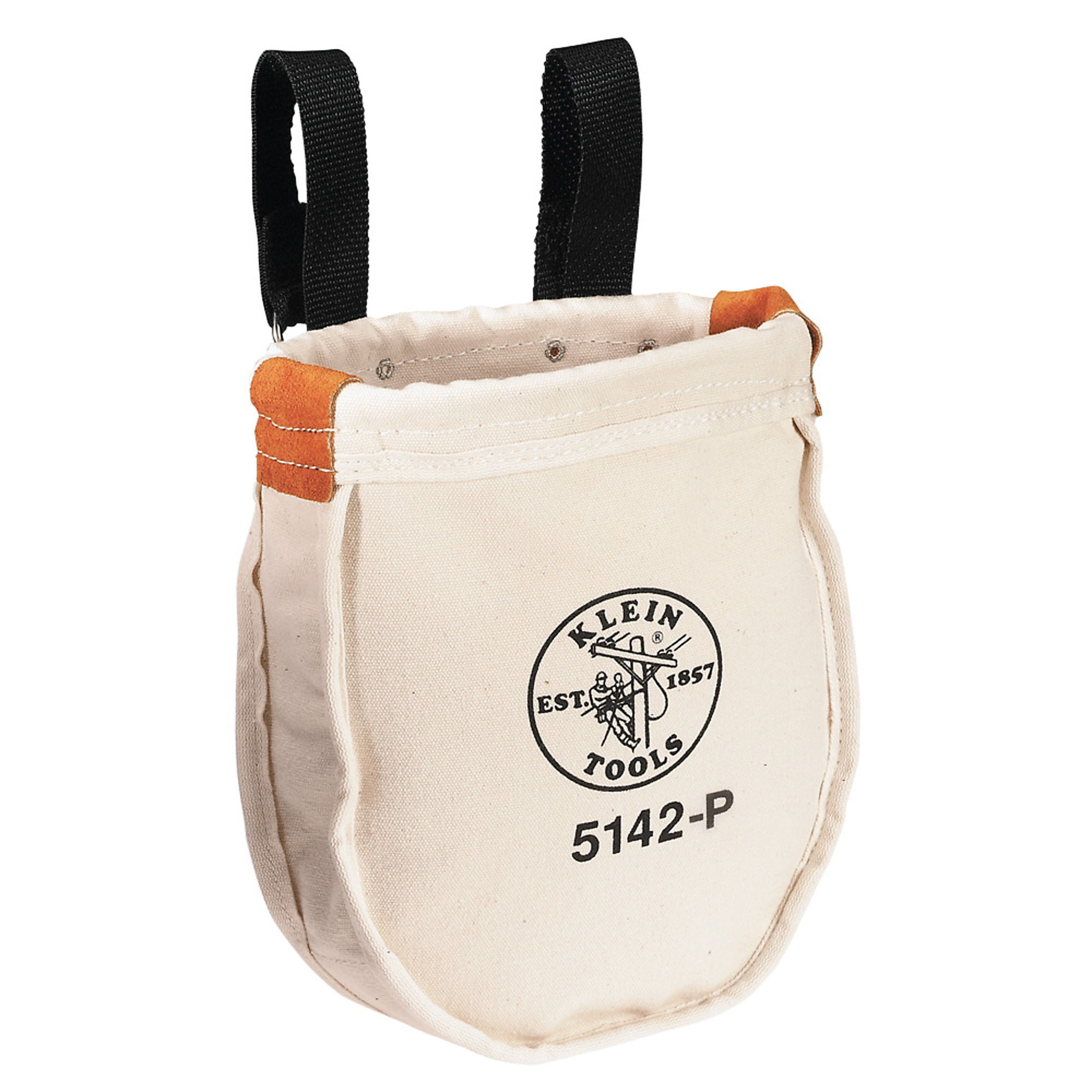 Klein Tools, Tool Bag, Canvas Utility Bag, Interior Pocket, 9 x, Color Multi, Pockets (qty.) 2 Material Canvas, Model# 5142P